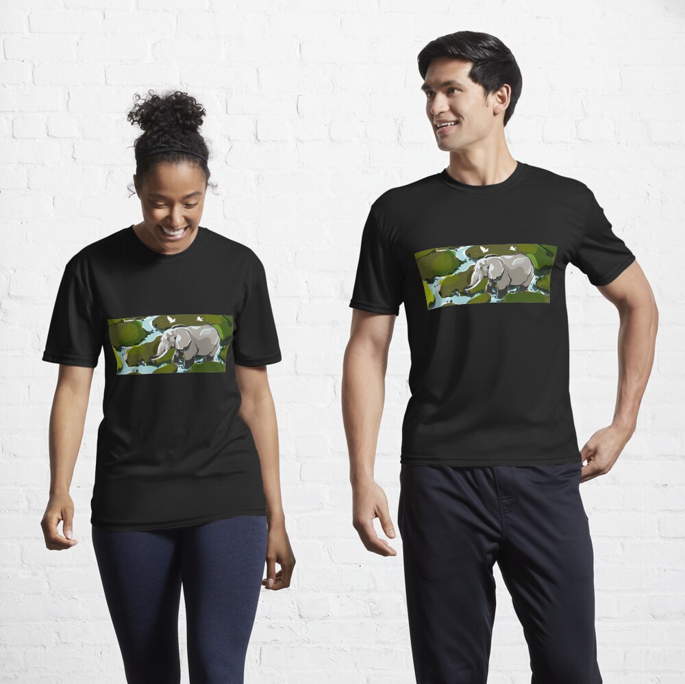 Vista previa del artículo con la obra «Camiseta deportiva», diseñado y vendido por CovoStudio.