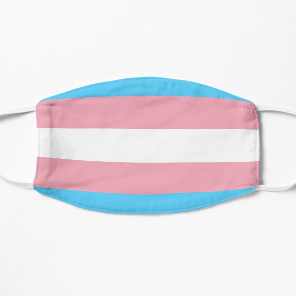 Trans Flag Flache Maske