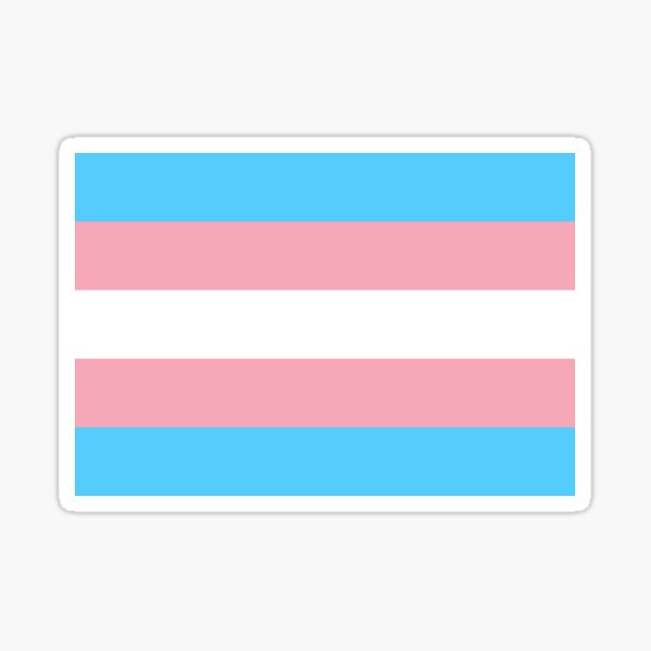 Trans Flag Sticker