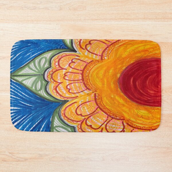Item preview, Bold Yellow Flower Drawing designed and sold by bipolarvirgoart.