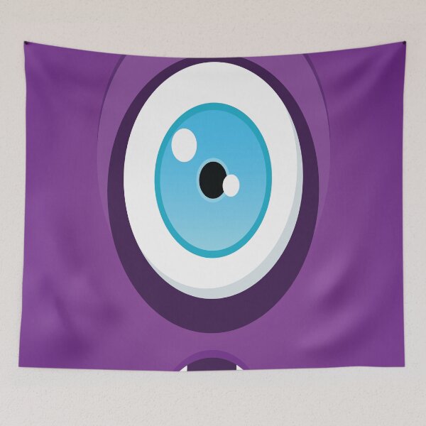 Item preview, One Eyed Purple Monster Cute Bigfoot Monsters designed and sold by ProjectX23.