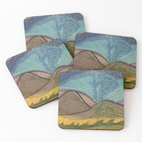 Item preview, Zen Mountain Doodle Drawing designed and sold by bipolarvirgoart.