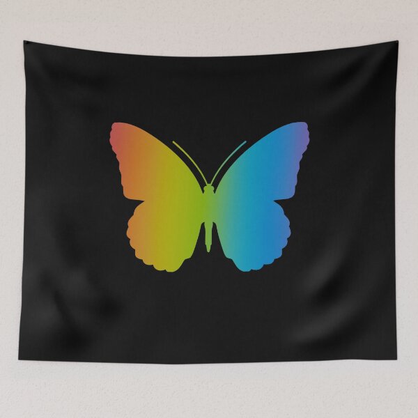 Item preview, Rainbow Tie Dye Butterfly T-Shirt designed and sold by DesignsbyZazz.