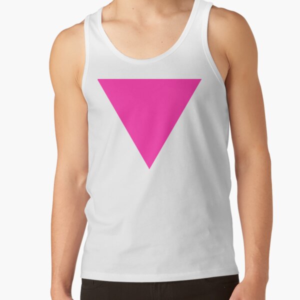 pink triangle Tank Top