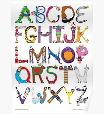 Children's Alphabet Poster