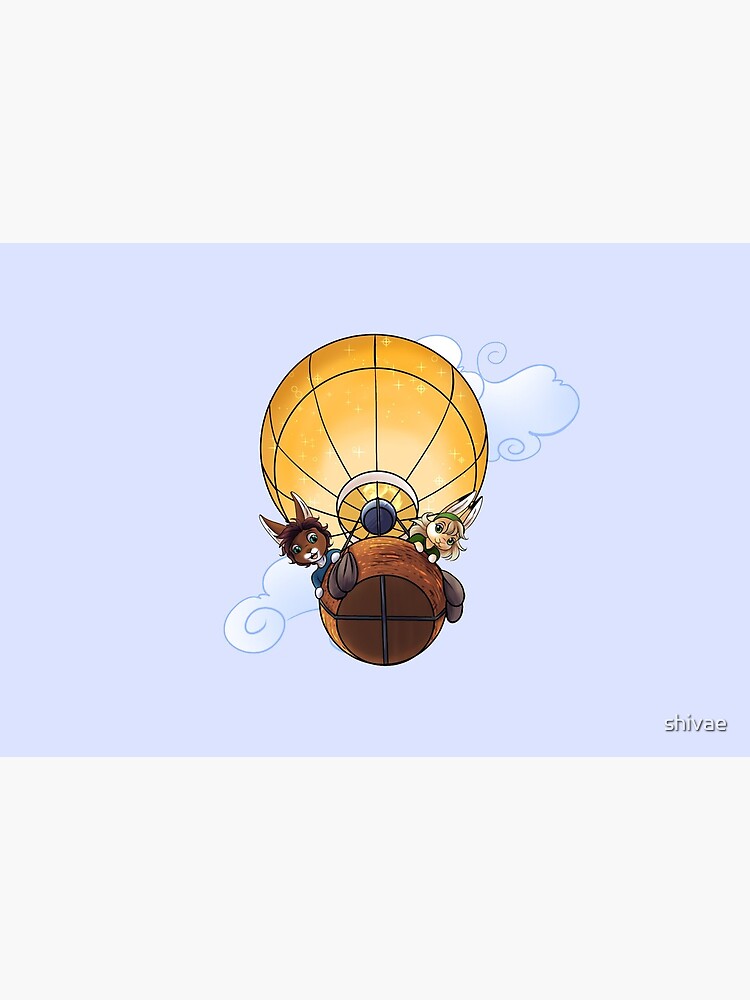 Rabbit Balloonists by shivae