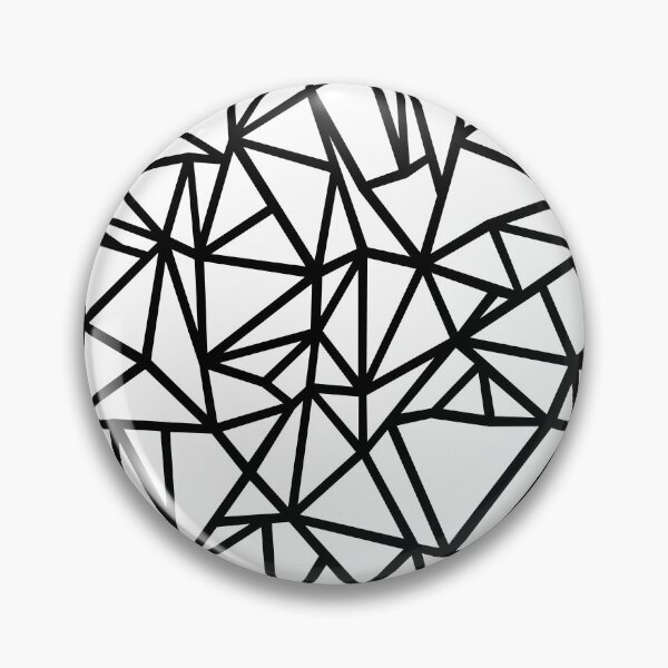 Item preview, Abstraction Outline Thick Black on White designed and sold by ProjectM.
