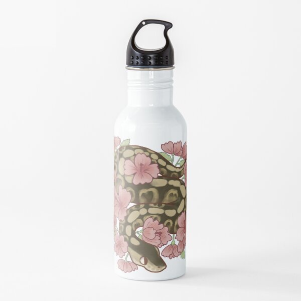 Flower Ball Python! Water Bottle