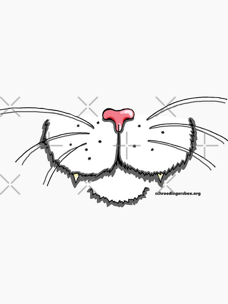 Thumbnail 3 von 3, Sticker, Nosy Cat designt und verkauft von Boxcats.