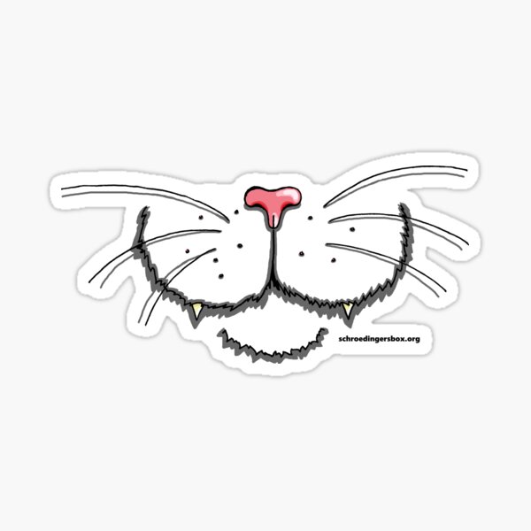 Nosy Cat Sticker