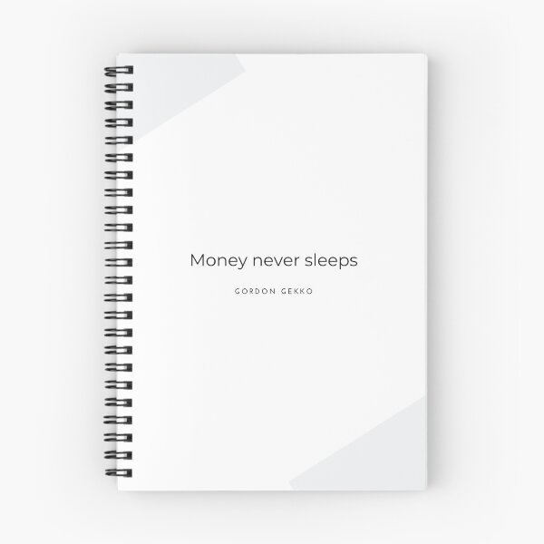 Item preview, Money never sleeps - Gordon Gekko designed and sold by financeguru.