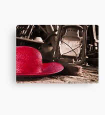 The Red Hat - Series 03 Canvas Print