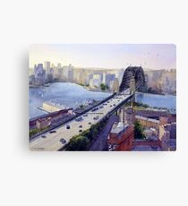 Sydney Harbour to the West Canvas Print