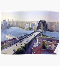 Sydney Harbour to the West Poster