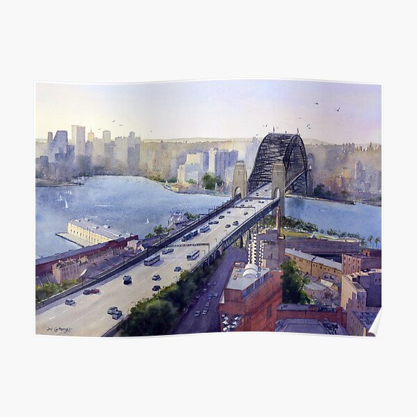 Sydney Harbour to the West Poster