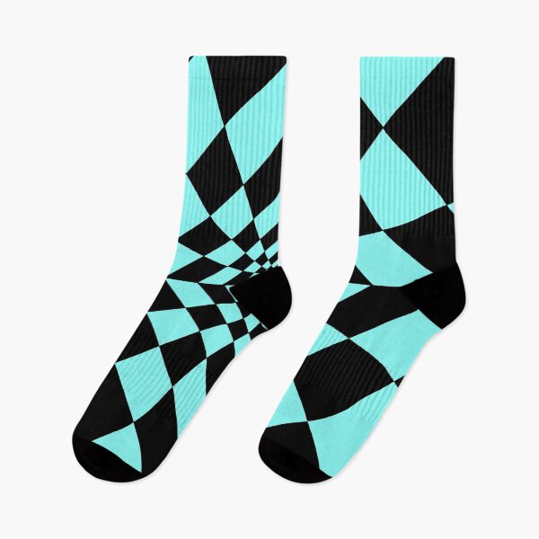 Item preview, Neon Blue and Black Op Art designed and sold by GingerEccentric.