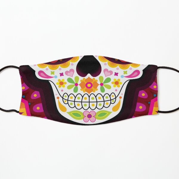 Sugar Skull Day of the Dead Art Kids Mask