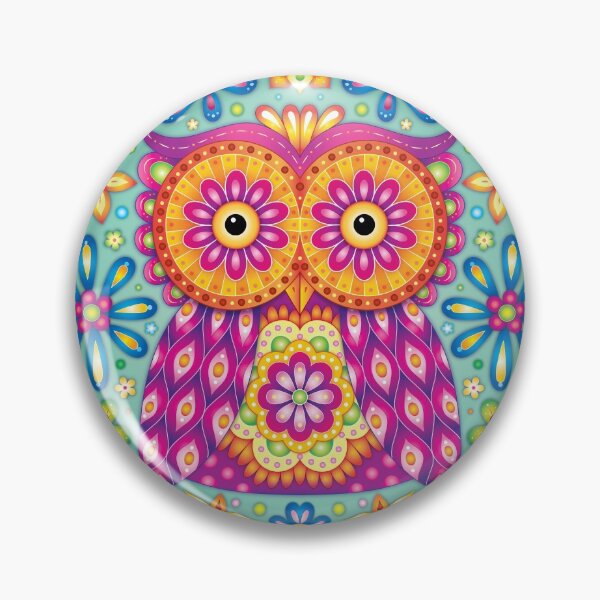 Artikelvorschau, Eulen-Mandala entworfen und verkauft von Thaneeya McArdle.