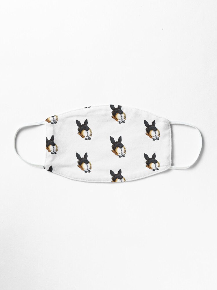 Alternate view of "Fluffy Butt" Corgi Mask