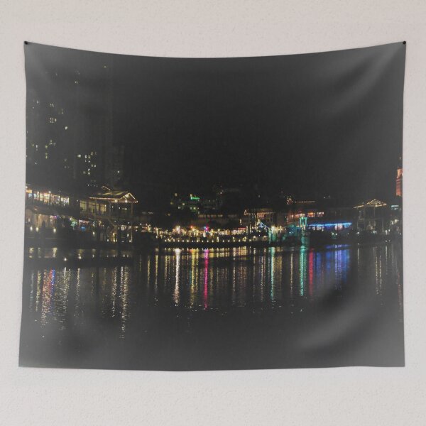 Item preview, The Lights on the Pier in florida designed and sold by bipolarvirgoart.