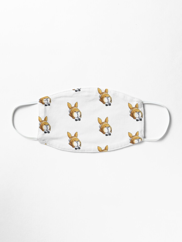 Alternate view of "Fluffy Butt" Corgi Mask
