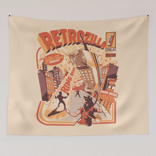 Item preview, Retro Phonezilla designed and sold by Ilustrata®.