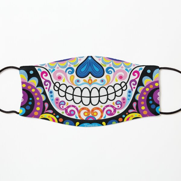 Sugar Skull Art (Cosmos) Kids Mask