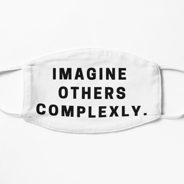 Imagine Others Complexly- John and Hank Green Flat Mask