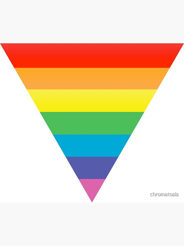 "rainbow triangle" Art Print by chromatosis | Redbubble