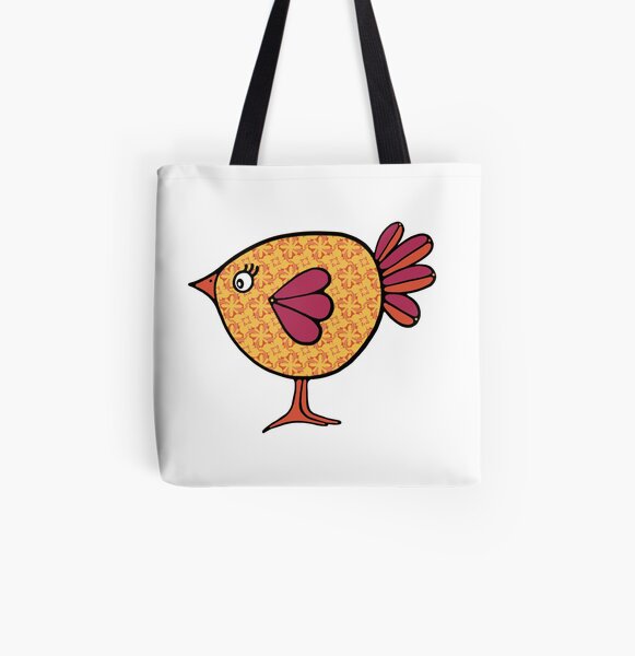 Birds of a Feather 14 All Over Print Tote Bag