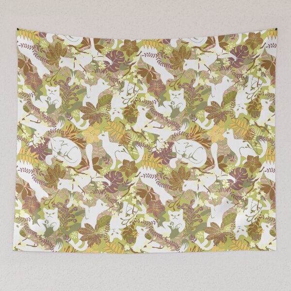 Item preview, White cats designed and sold by camcreativedk.