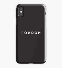 London Minimalist Black and White - Trendy/Hipster Typography iPhone Case