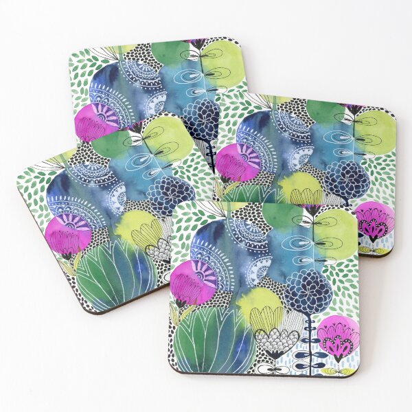 Item preview, Indigo Blooms designed and sold by Janet Broxon.