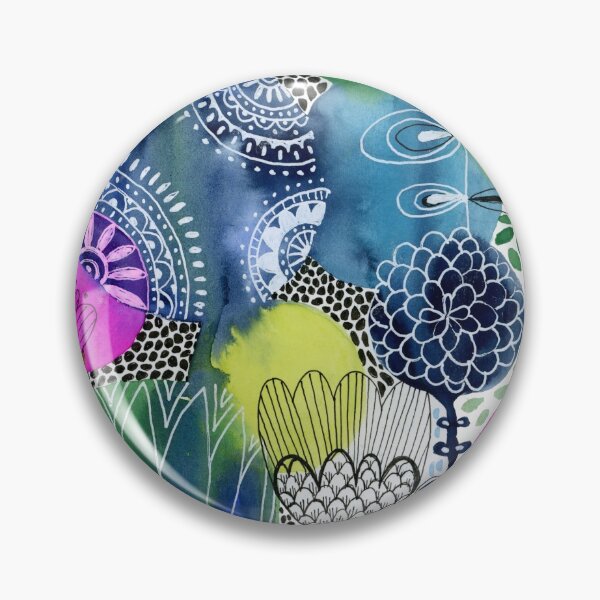 Item preview, Indigo Blooms designed and sold by Janet Broxon.