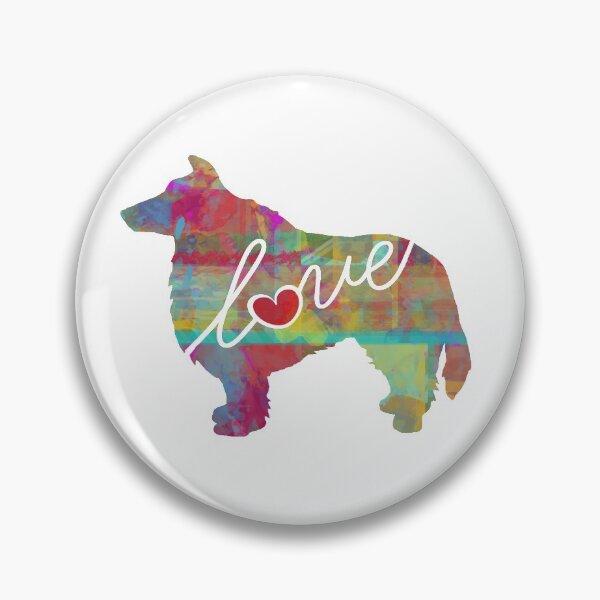 Item preview, Shetland Sheepdog / Sheltie Love - A Bright and Colorful Watercolor Style Gift designed and sold by traciwithani.