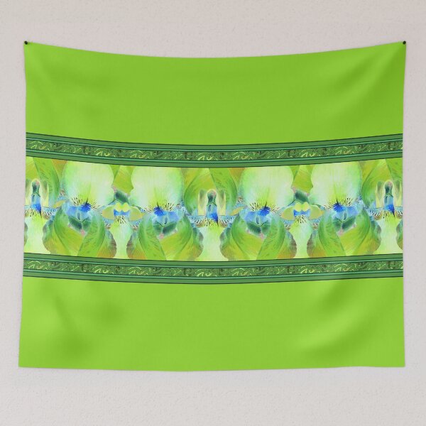 Item preview, Green Iris Border designed and sold by LaRoach Digital Arts.