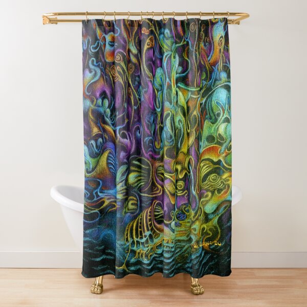 Nocturnal Maneuver Shower Curtain