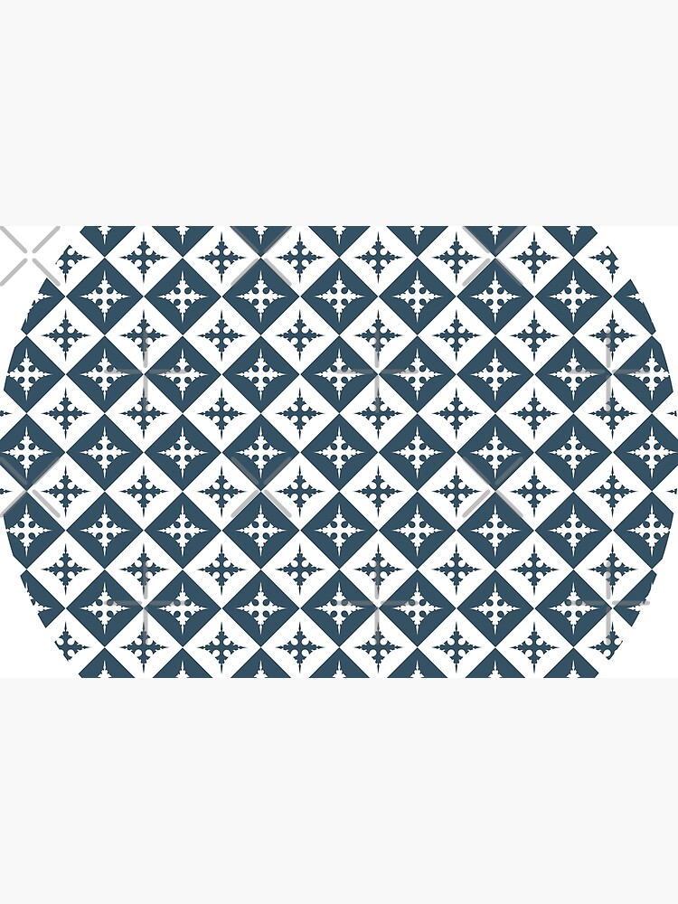 Tile pattern - Blue and White by PrintablesP
