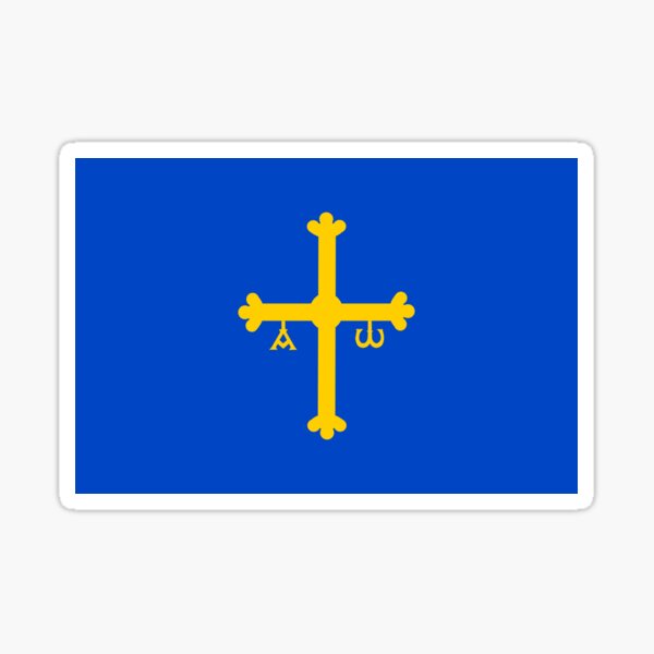 bandera de asturias Pegatina