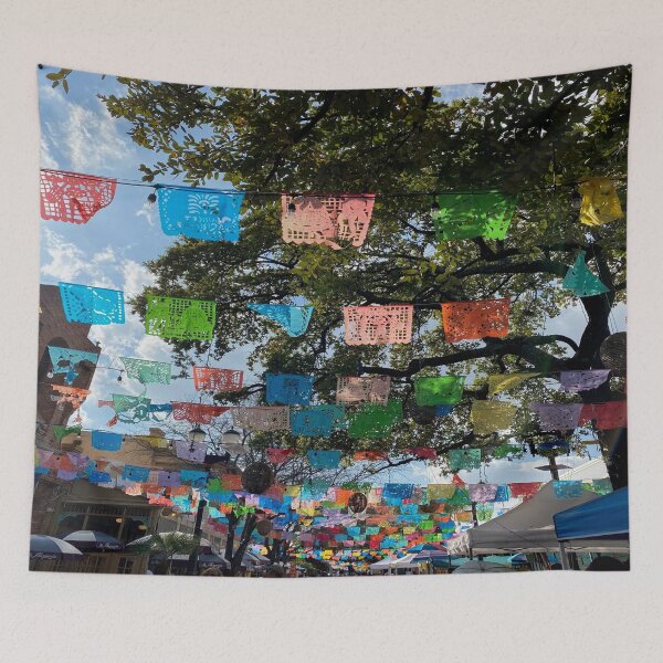 Item preview, San Antonio, Texas Prayer Flags photograph designed and sold by bipolarvirgoart.