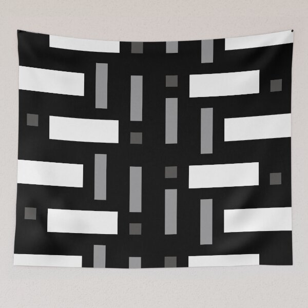 Item preview, Pattern of Squares Black and White - Invert designed and sold by Istvan Ocztos.