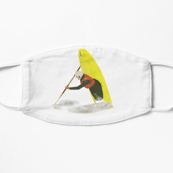 kayak illustration Mask