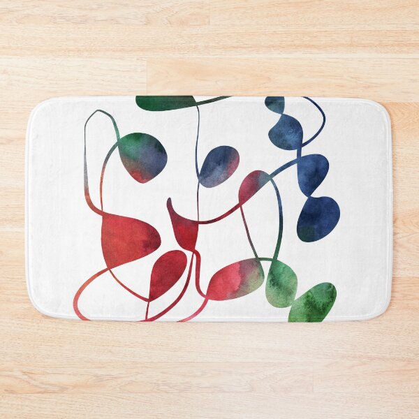 Item preview, Organic abstract watercolor rainbow designed and sold by Aidi Riera.