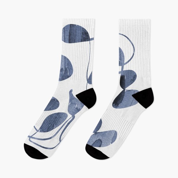 Item preview, Organic abstract watercolor in blue designed and sold by Aidi Riera.