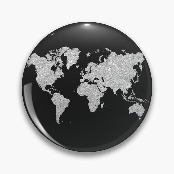 Item preview, Flowers World Map, Floral Map of the World designed and sold by Anna Grunduls.