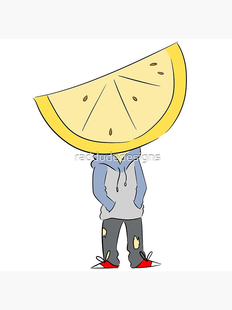 "Lemon Head" Poster by raddudedesigns Redbubble