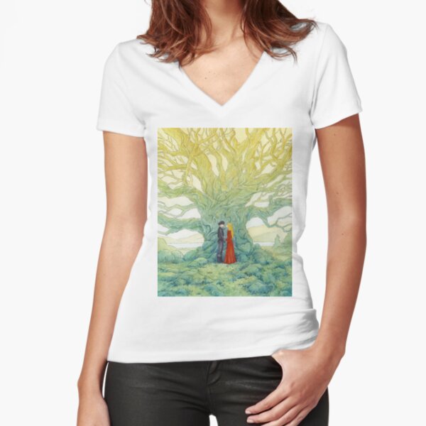 As You Wish Fitted V-Neck T-Shirt