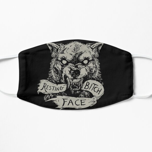 Resting Bitch Face Flat Mask