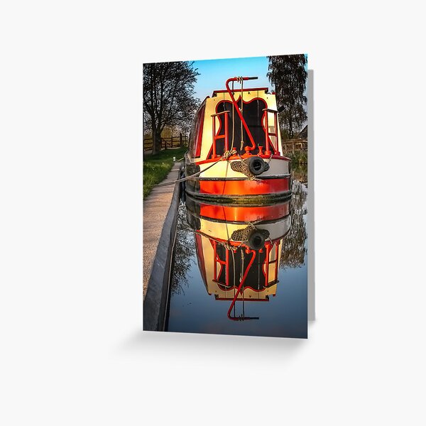 Item preview, Narrowboat Reflection designed and sold by hebrideslight.