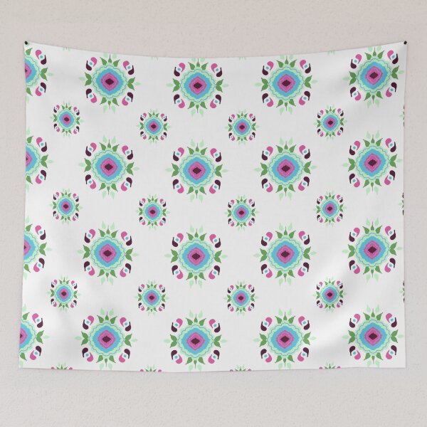 Item preview, Lala Flower Doodle Mauve designed and sold by LalaDoodleBug.